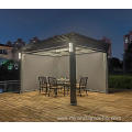 gazebo slatted roof Outdoor Pergola Waterproof Louver